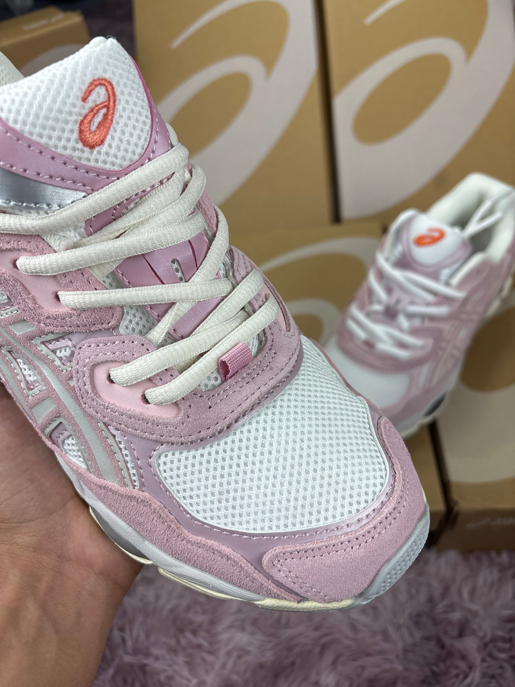 ASICS Gel-NYC Cream Rose Water