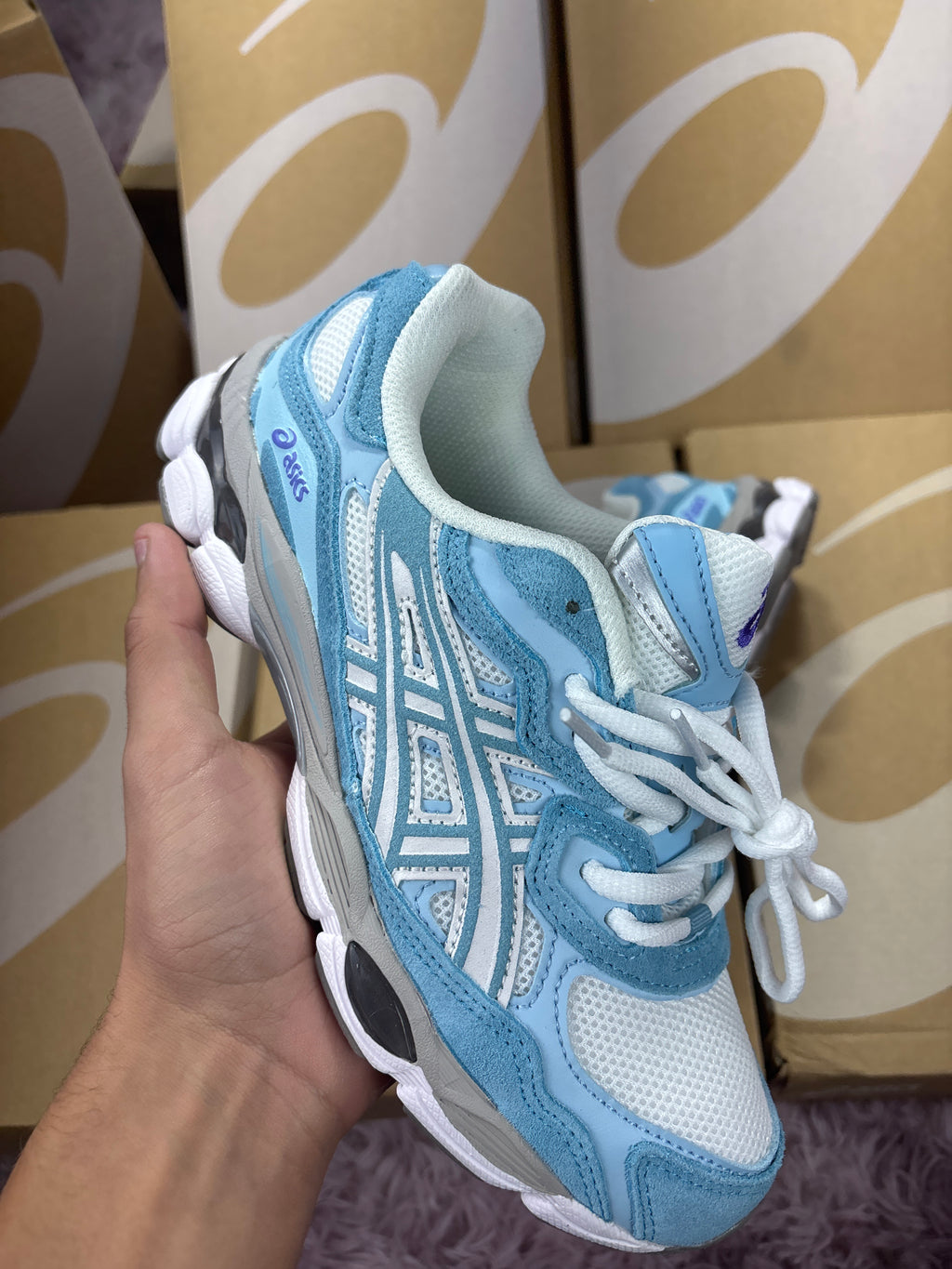 Asics Gel NYC Cream Arctic Sky