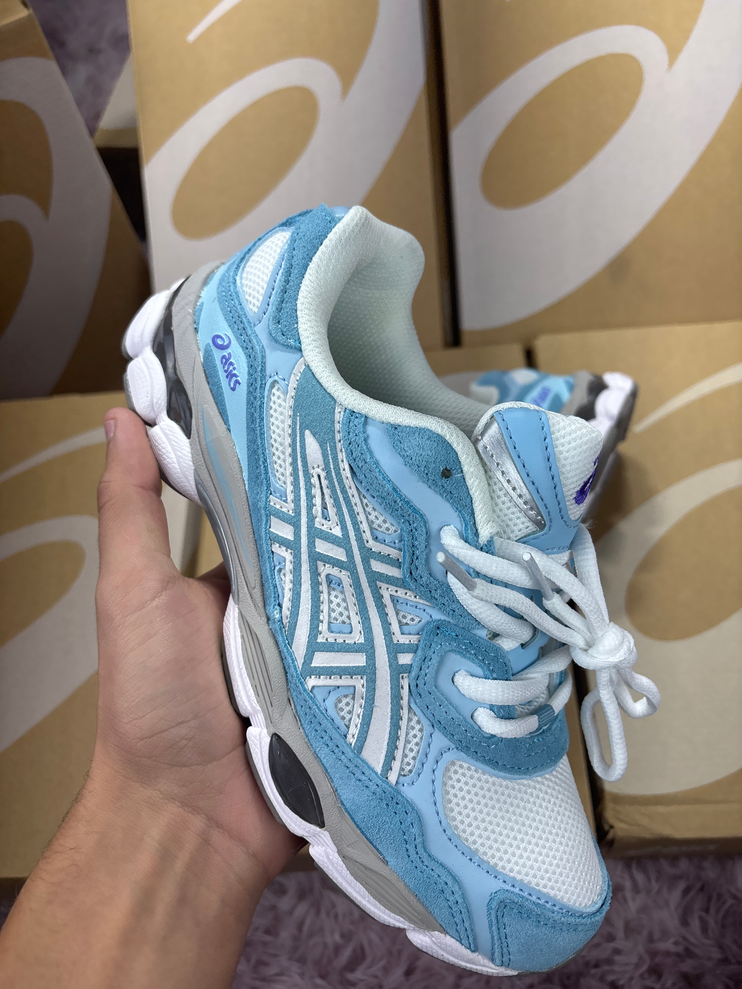Asics Gel NYC Cream Arctic Sky