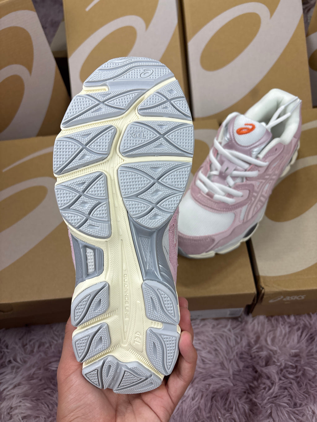 ASICS Gel-NYC Cream Rose Water