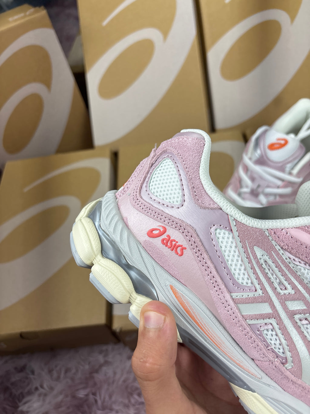 ASICS Gel-NYC Cream Rose Water