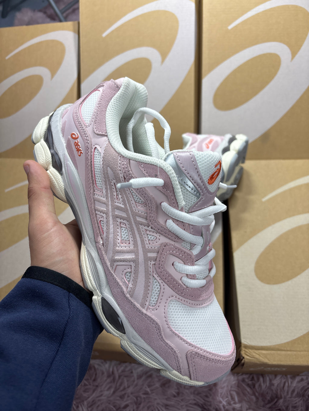 ASICS Gel-NYC Cream Rose Water