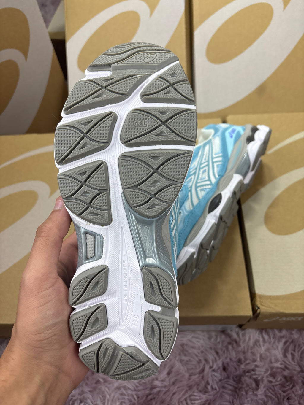 Asics Gel NYC Cream Arctic Sky